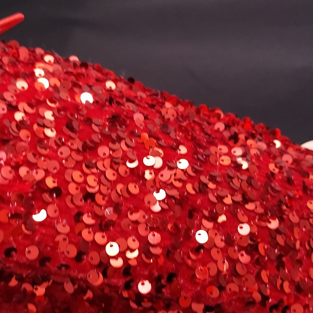 MOST WANTED Red Sequin Handbag - Picture 8 of 12